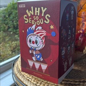 STING PUPPET- Why so serious vinyl face plush pendent.